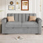 U_STYLE Convertible Soft Cushion Sofa Pull Bed ,for Two People to Sit On - Korvel