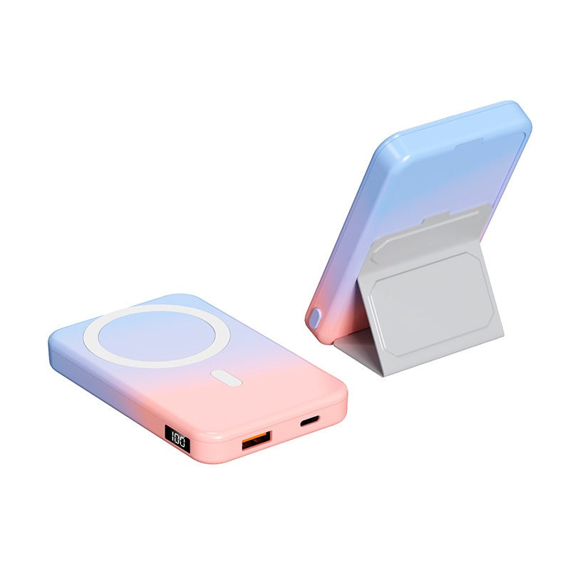 Banco de energía inalámbrico portátil de 10000mAh con logo personalizado