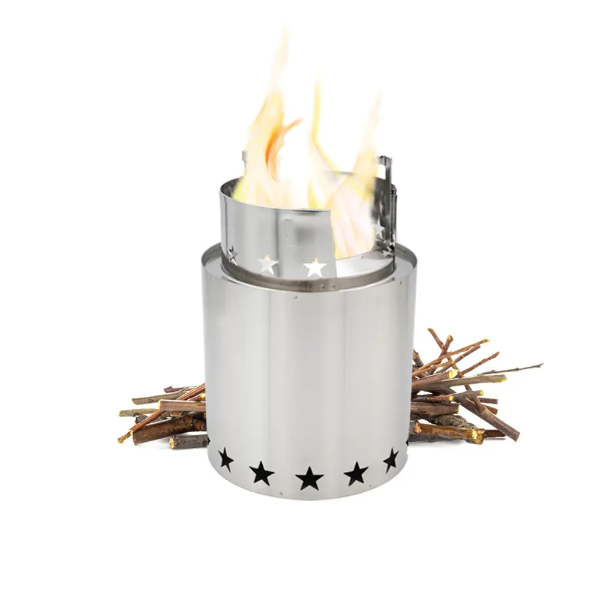 A1G Firewood Stove Outdoor Portable Travel Firewood Cooking Stove Portable Stove Portable Firewood Multifunctional - Korvel