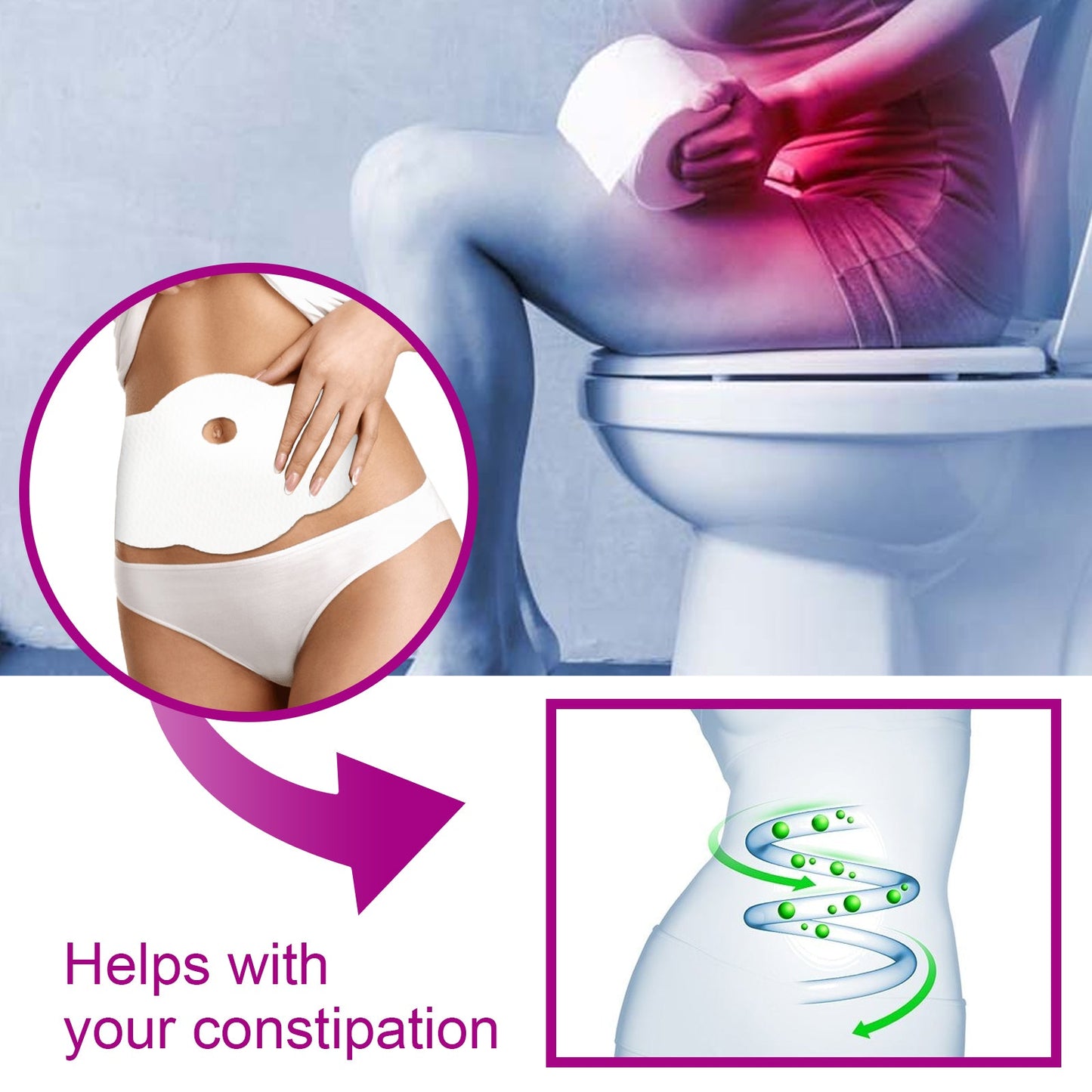 Belly Lift Tape, Lifts Loose Skin Tighten Shape Slim Belly Button Tape - Korvel