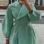 Vintage Court Lantern Sleeves Large Lapel Jacket