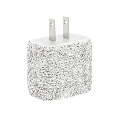 Diamond Studded PD20W Fast Charging Adapter for Apple Devices
