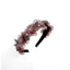 Diademas de Flores de Cristal Bordadas a Mano para Mujeres