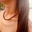 Collar de Jaspe Rojo de Piedra Pura