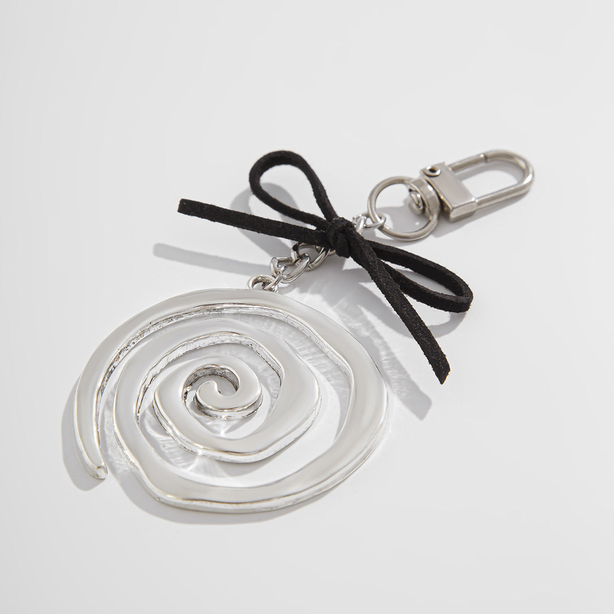 Spiral Pendant Keychain - Premium Alloy Design