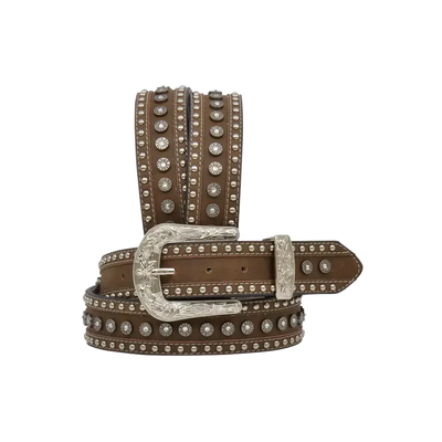 Brown Shotgun Shell Women's Belt