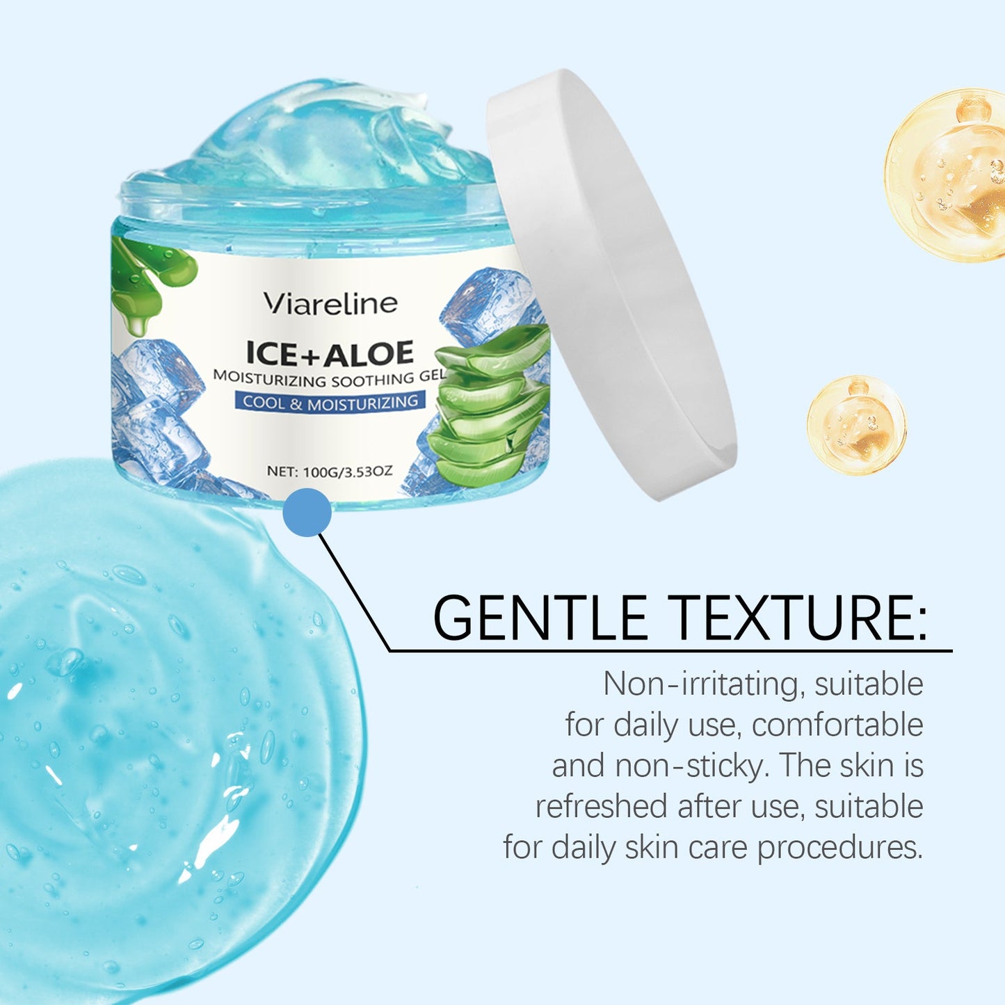 Aloe Vera Moisturizing Gel - Refreshing Face Essence