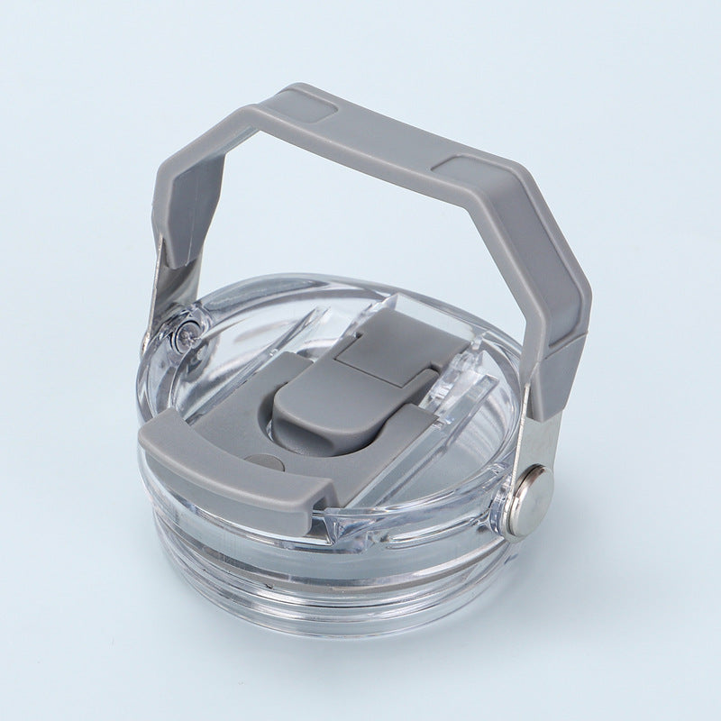 Reusable 30oz Straw Lid - BPA-free, flip cover, dishwasher safe, leak/spill-proof. Stanley tumbler accessory. - Korvel