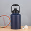 Double Wall Half Gallon Insulated Water Bottle Jug 64oz 128oz Stainless Steel Sports Water Flask with Handle - Korvel