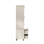 70 inch high kitchen pantry storage cabinet with 2 drawers and 3 shelves, large storage cabinet (antique white) - Korvel