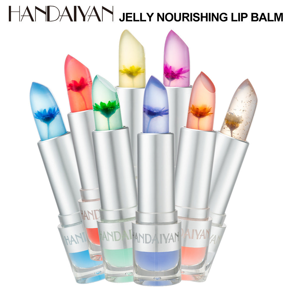 HANDAIYAN Warm Lipstick Flower Color Changing Moisturizing Lipstick Is Not Easy To Fade And Does Not Take Off Makeup - Korvel