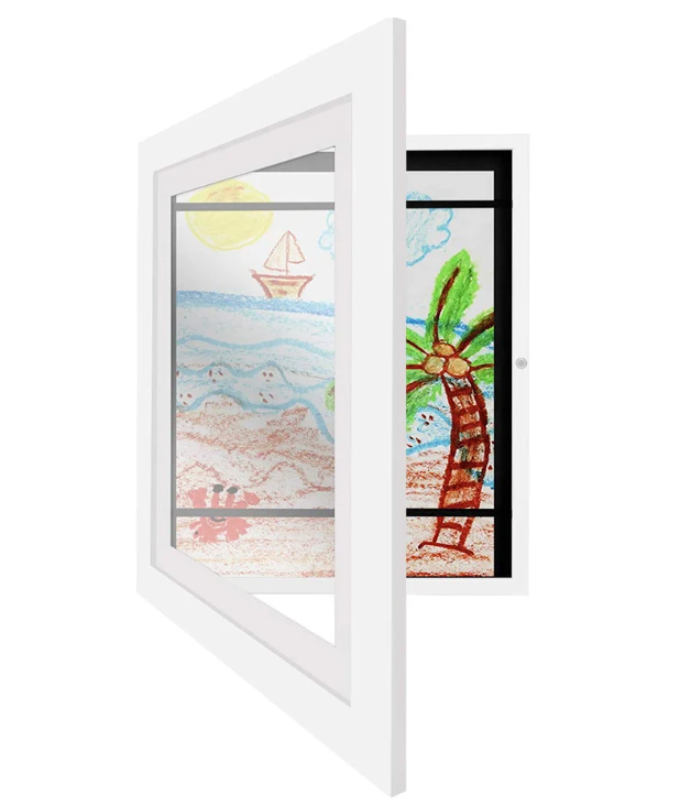 Children Art Frames Magnetic Front Open Changeable Kids Frametory for Photo Drawing Paintings Pictures Display - Korvel