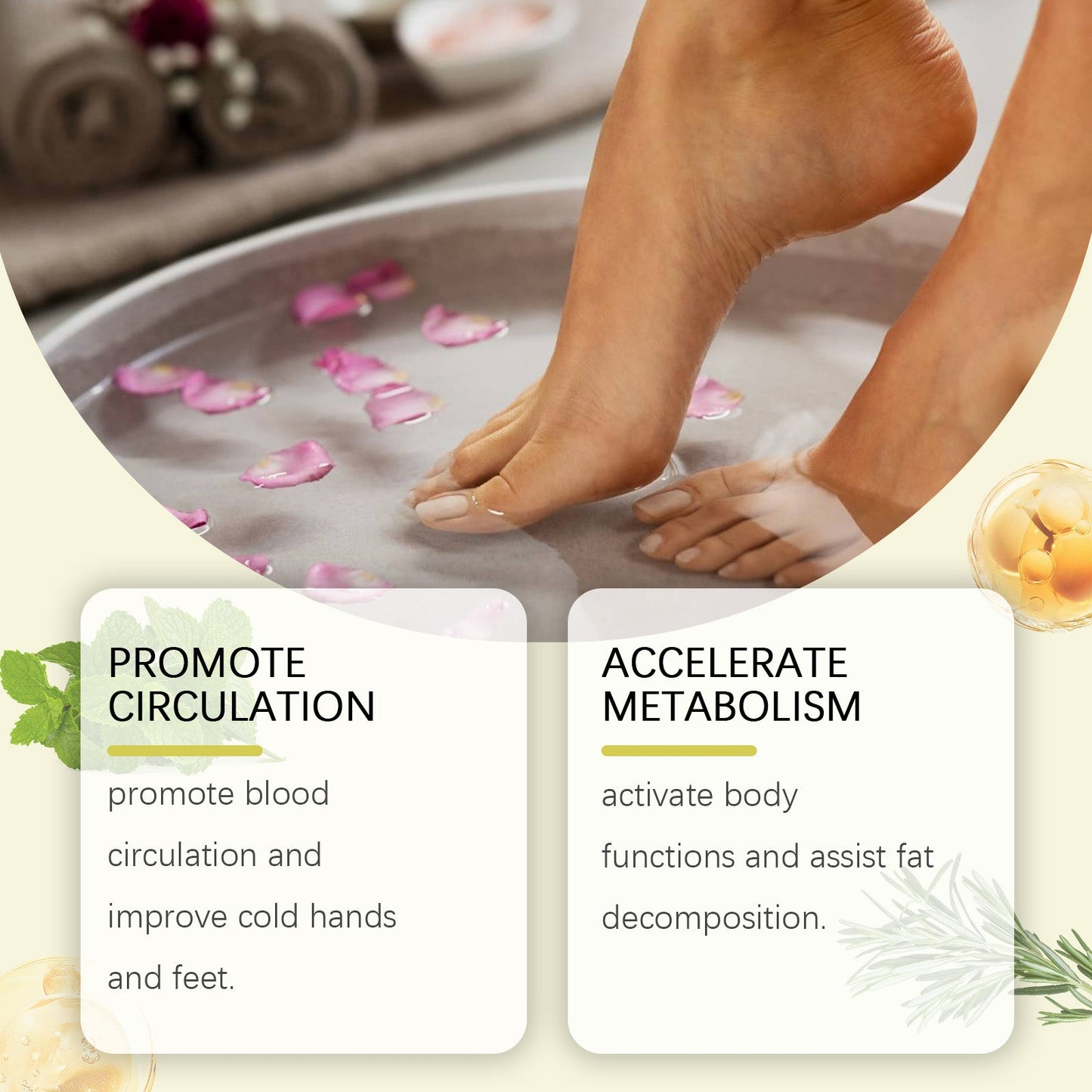 Herbal Foot Soak Gel Gentle Care And Soothing Legs Daily Care For Sweaty Feet Foot Soak Gel - Korvel