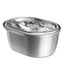 Distributeur d'eau intelligent en acier inoxydable premium pour animaux de compagnie