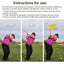 Golf swing training aid: swing plane corrector, posture indicator, indoor laser practice tool. - Korvel