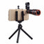 10 in 1 Kits 12x Zoom Telephoto Lens Fish eye Lens Wide Angle Macro Lenses Cell Phone Mobile Tripod - Korvel