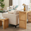Pine Dining Bench and Table, Indoor Wood Bench for Entryway,Living Room,Kitchen and Bench Set (Nature, Bench & Table) Small - Korvel