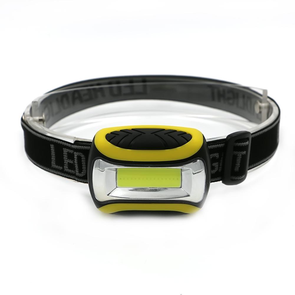 COB LED Headlamp  Frontal 4 Mode Energy Saving Flashlight Linterna For Outdoor Sports  Use AAA - Korvel