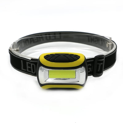 COB LED Headlamp  Frontal 4 Mode Energy Saving Flashlight Linterna For Outdoor Sports  Use AAA - Korvel