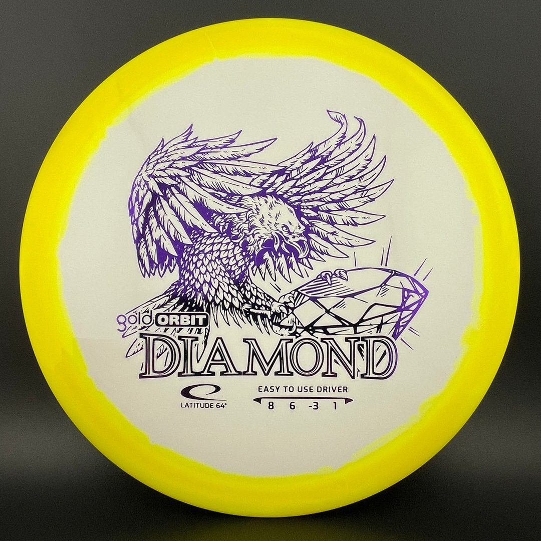 Disque de Golf en Diamant Gold Orbit