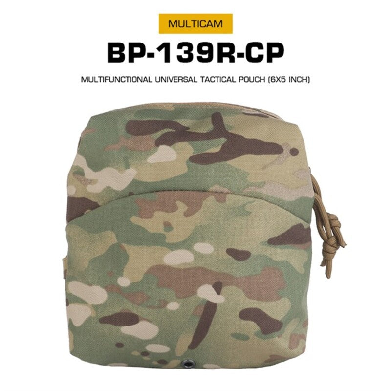 6x5 Inch Tactical MOLLE Pouch for Versatile Storage