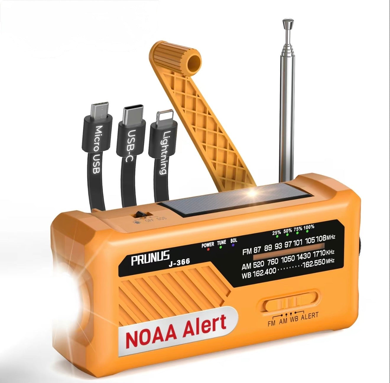 Radio d'urgence OutagePro : votre compagnon de survie fiable