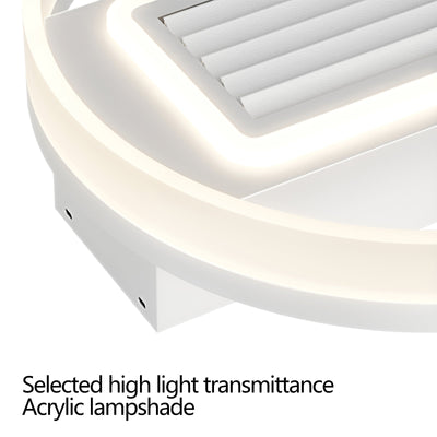 Bladeless Fan Lamp with Dimmable LED Lights
