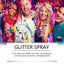 Festive Body & Hair Glitter Spray for Dazzling Highlights