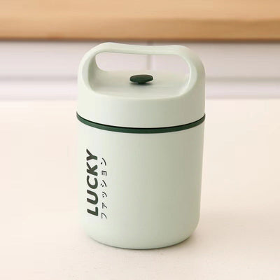304 stainless steel oatmeal cup breakfast cup portable insulation lunch box soup cup - Korvel