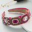 Hair Hoop Fashion New Bright Crystal Baroque Hair Band Hair Cave High Quality Small Fragrance Head Hoop Hair Accessories - Korvel