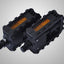 Bicycle Nylon Folding Pedal Bicycle Foldable Plastic Pedal Mountain Bike Pedal Electric Bicycle Pedal - Korvel