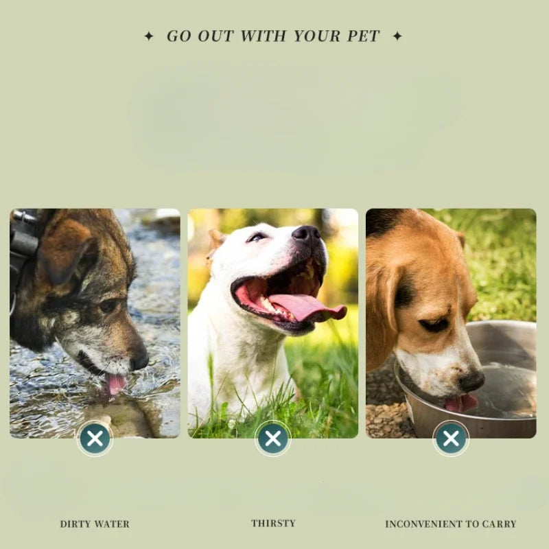 Dog Feeders Folding Silicone Bowl Outdoor Travel Foldable Portable Cat Dog Food Water Container Feeding Tray Bowl Pet Supplies - Korvel
