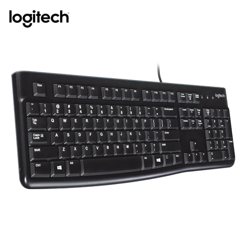 Logitech K120 Wired USB Keyboard - Durable & Reliable