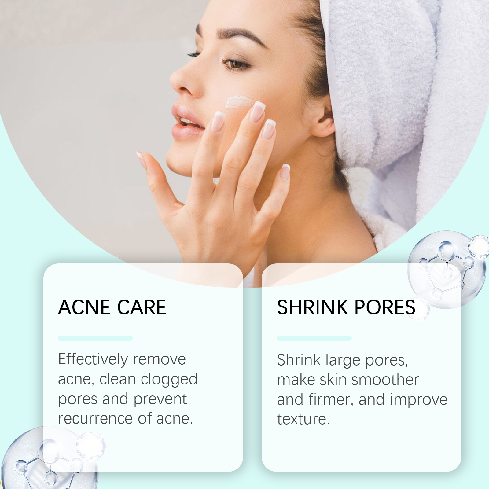 Azelaic Acid Acne Cream, Oil Control Gentle Moisturizing Acne Skin Moisturizing Daily Facial Cream - Korvel
