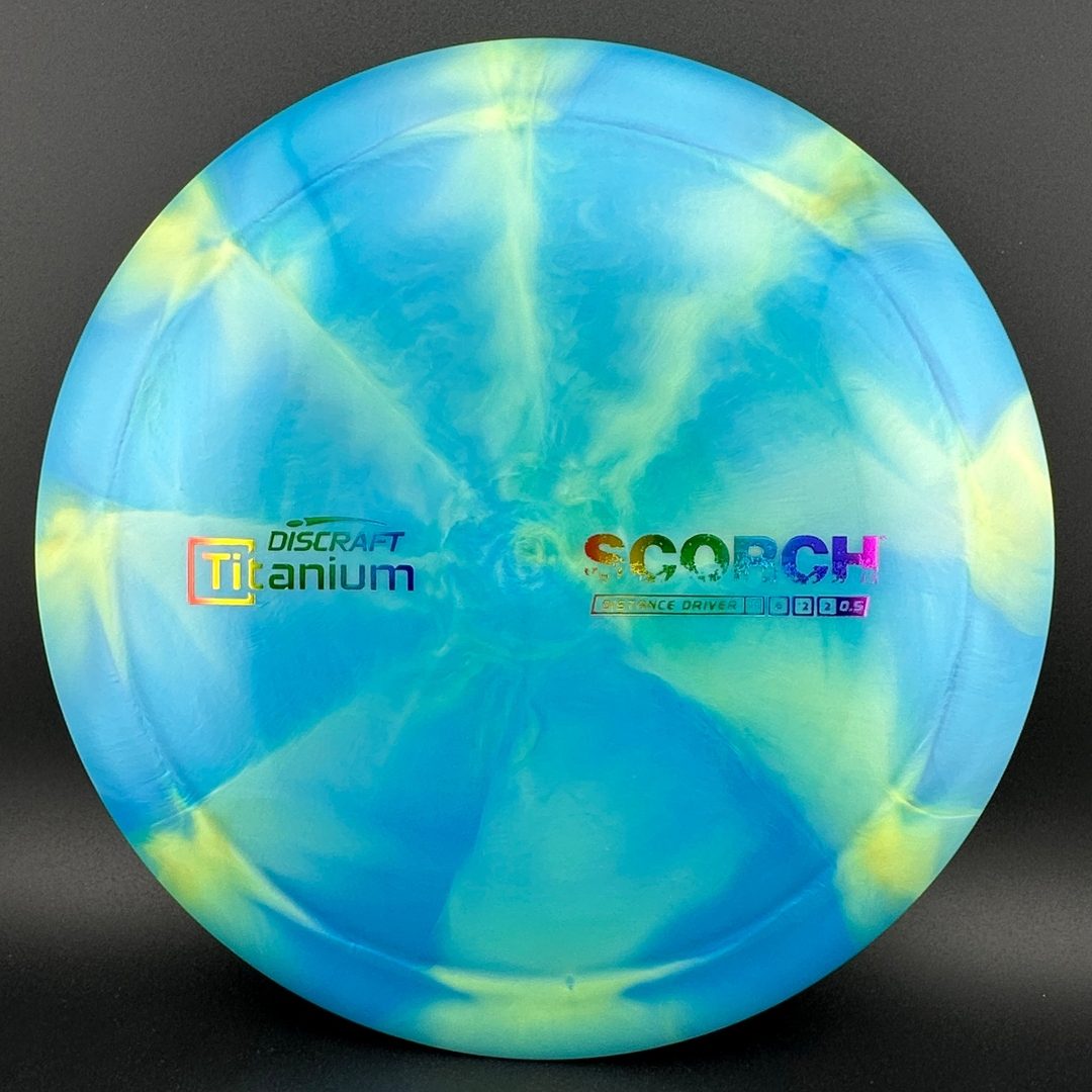Titanium Swirl Scorch Disc Golf Driver