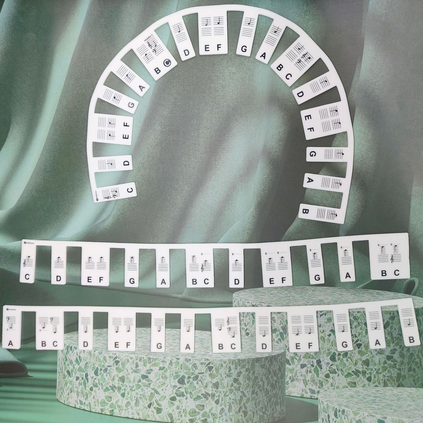 Silicone Piano Stickers for 61/88 Keys - Beginner's Guide