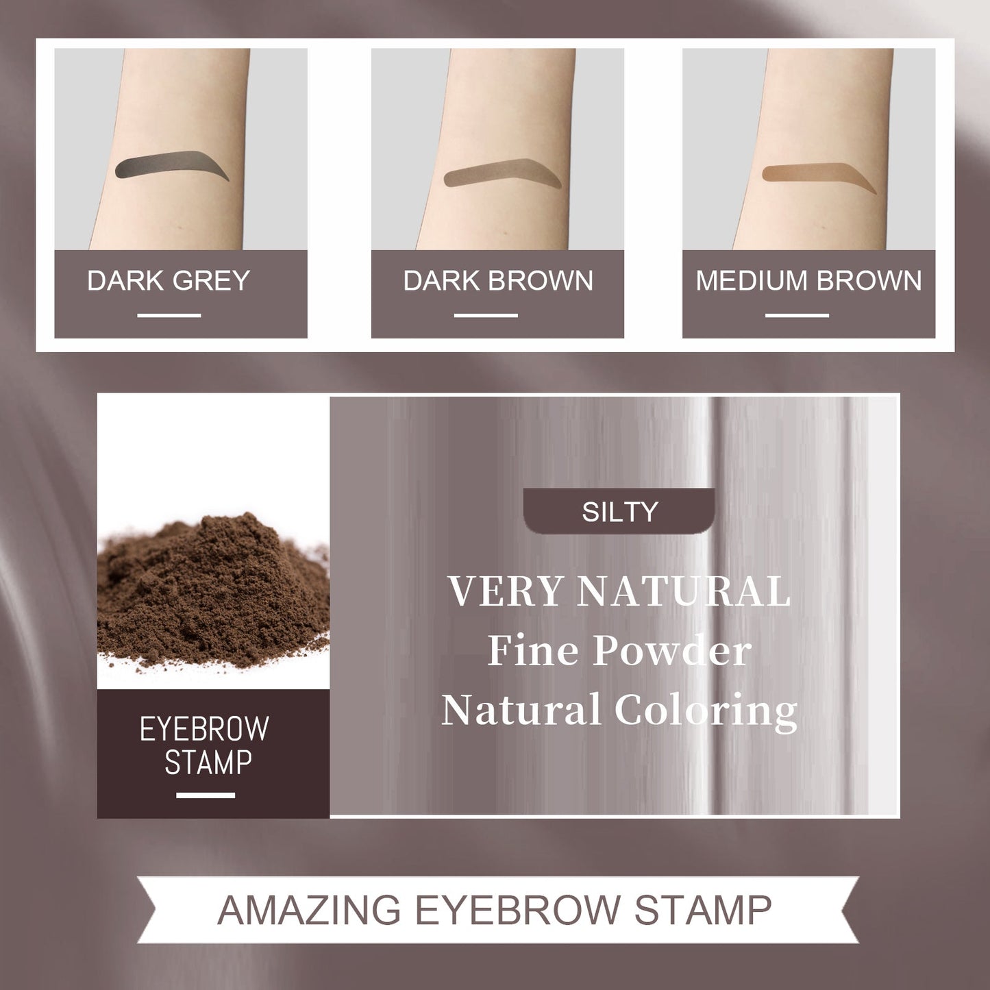 Brow Print Mold Eyebrow Fill Makeup Cake - Waterproof Powder