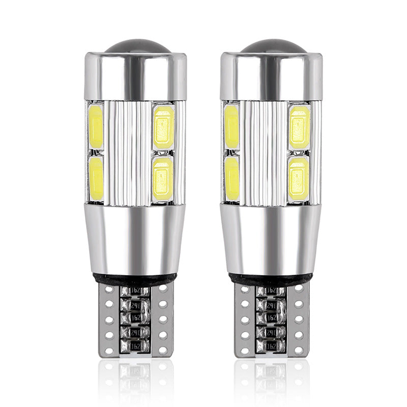 2PCS Car Styling Car Auto LED T10 Canbus 194 W5W 10 SMD 5630 LED Light Bulb No Error LED Light Parking T10 LED Car Side Light - Korvel