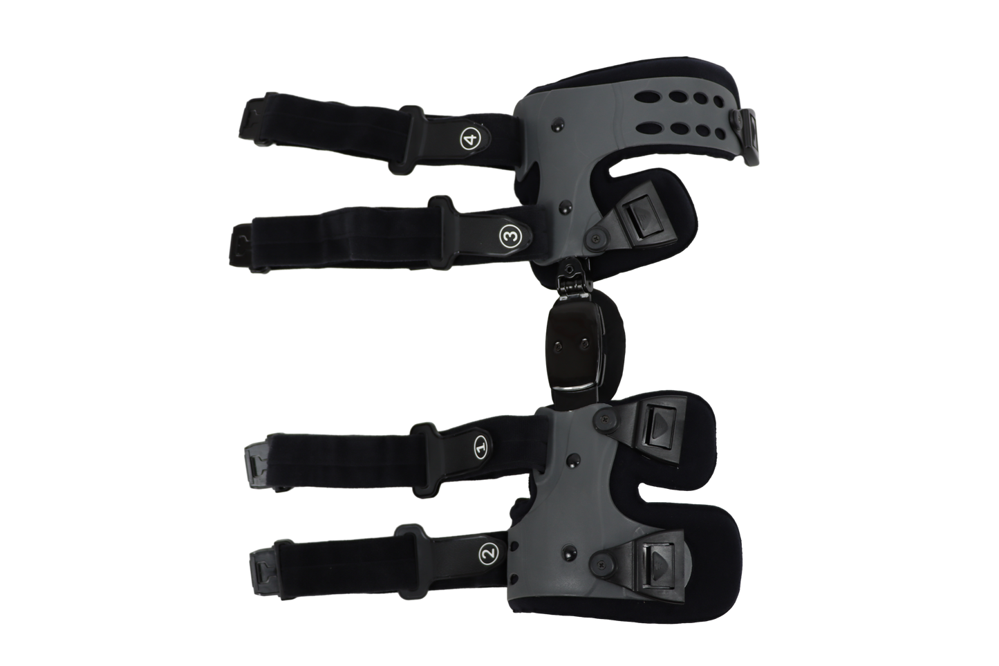 Adjustable unilateral knee joint brace knee internal and external flip corrector support brace orthotic device - Korvel