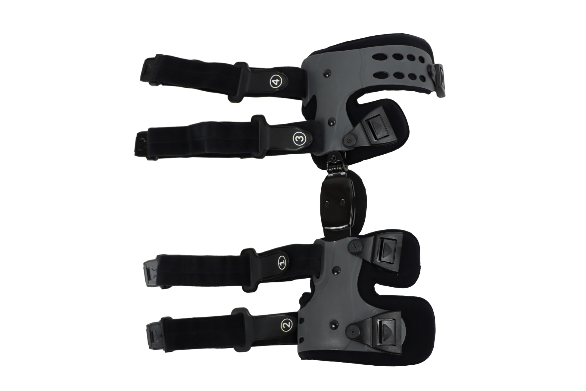 Adjustable unilateral knee joint brace knee internal and external flip corrector support brace orthotic device - Korvel