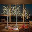 Lighted Artificial Birch Tree - 4FT, 5FT, 6FT Options
