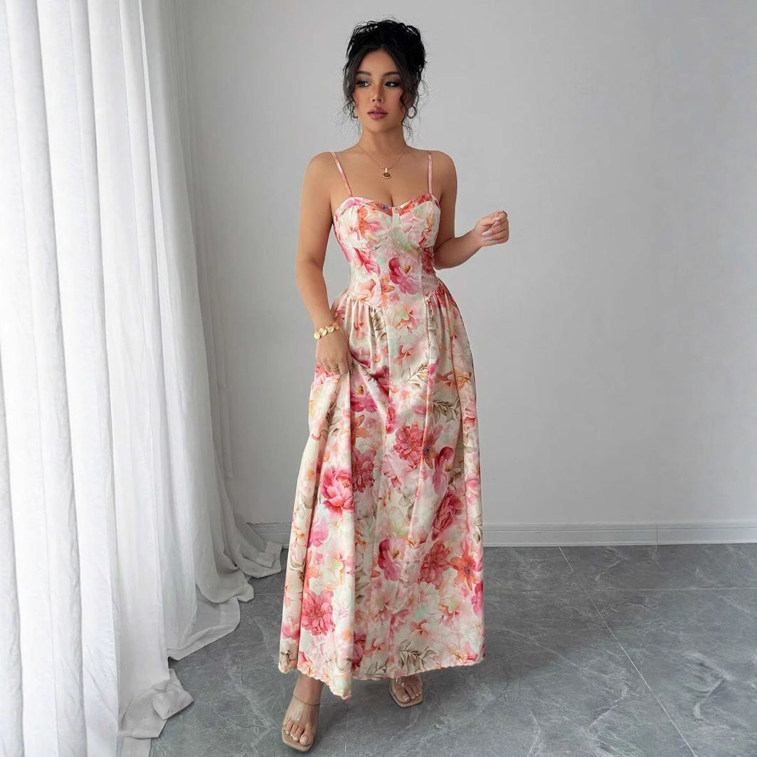 Cross-borderNew Spring and Summer Strapless Shoulder-baring Women's Fashion Fairy Long Elegant Evening Dress - Korvel