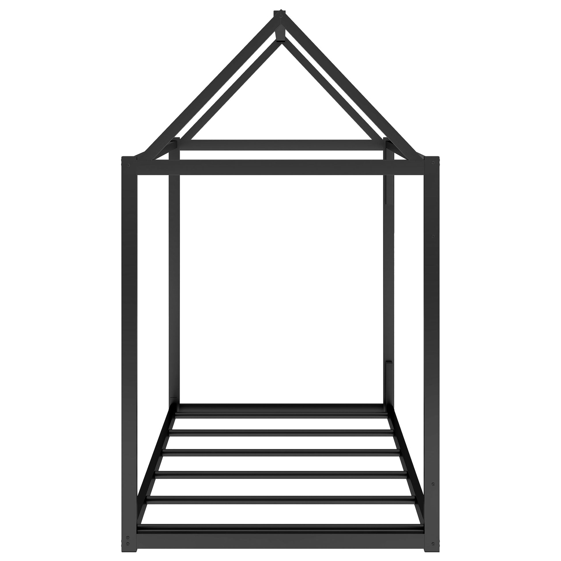 Metal House Shape Platform Bed  twin - Korvel