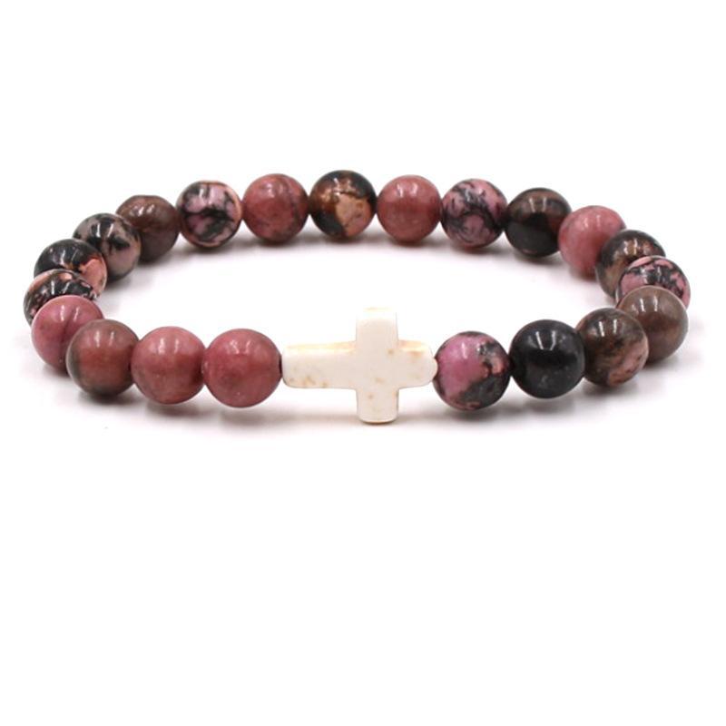 Fashion bead jewelry cross bracelet - Korvel