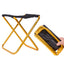 25*22.5*27cm Outdoor Aluminum Folding Stool Chair Small Fishing Stool Chair Portable Camping Outdoor Fishing Chair Fishing Tool - Korvel