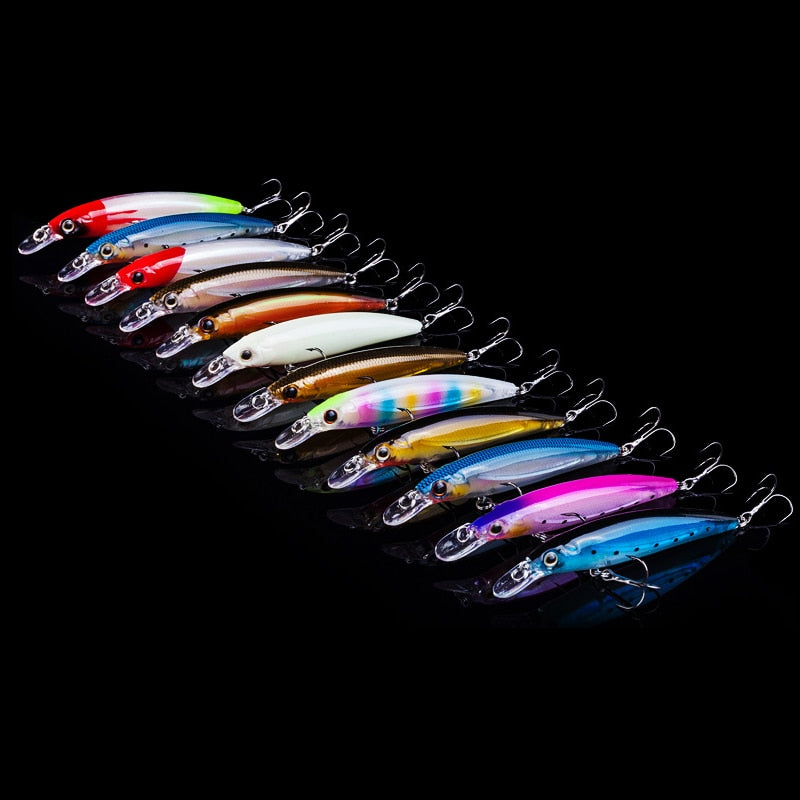 Fishing Wobblers Lure For Fishing Minnow 11cm 14g  All Goods For Fish Lures Artificial Bait Pencil Feeder Luminous Fishing - Korvel