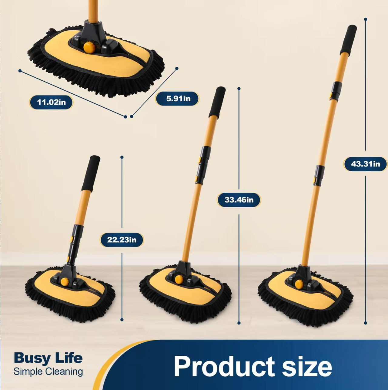 Scratch Free Wash Mop - Korvel