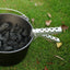 Anti scald pot clamp aluminum alloy perforated pot clamp outdoor portable hand clamp picnic barbecue kitchen tool pot handle - Korvel