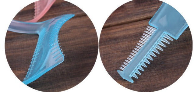 Three in one three-dimensional eyelash card transparent plastic eyelash card eyelash helper - Korvel
