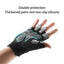 Outdoor sports fitness gloves anti slip and wear-resistant silicone half finger exposed riding gloves - Korvel